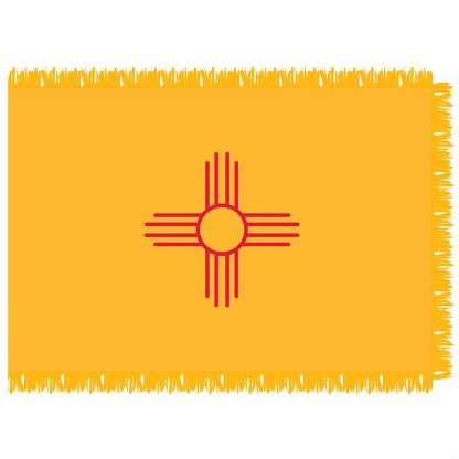 SFI-203-NEWMEXICO New Mexico 3' x 5' Indoor Flag-0
