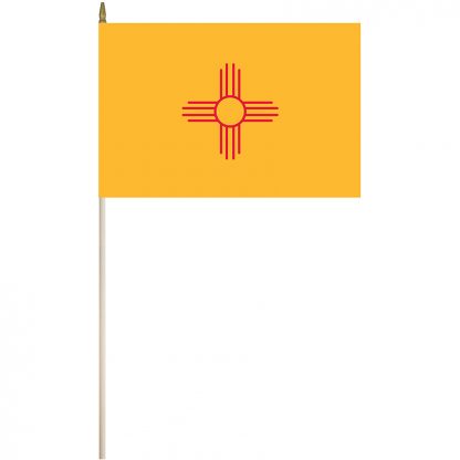 EPC-1218-NEW MEXICO New Mexico 12" x 18" Stick Flag-0