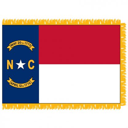 SFI-204-NCAROLINA North Carolina 4' x 6' Indoor Flag-0