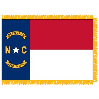 SFI-203-NCAROLINA North Carolina 3' x 5' Indoor Flag-0