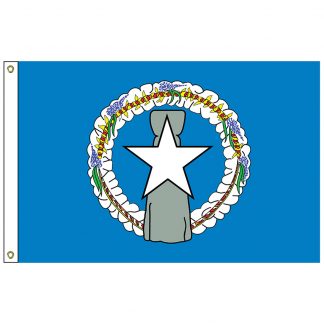 SF-105-NMARIANAS Northern Marianas 5' x 8' Nylon Flag-0