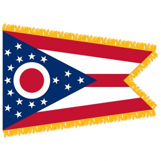 SFI-204-OHIO Ohio 4' x 6' Indoor Flag-0