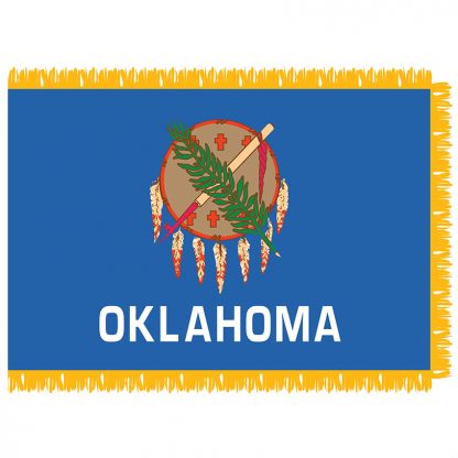 SFI-204-OKLAHOMA Oklahoma 4' x 6' Indoor Flag-0