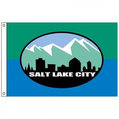 CF-5X8-SALTLAKE Salt Lake City 5' x 8' Nylon Flag with Heading and Grommets-0
