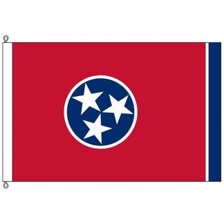 SF-812-TENNESSEE Tennessee 8' x 12' Nylon Flag with Rope and Thimble-0