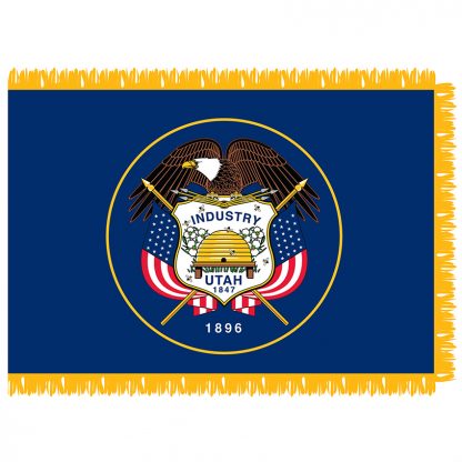 SFI-204-UTAH Utah 4' x 6' Indoor Flag-0
