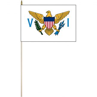 EPC-1218-USVIRGINISLANDS U.S. Virgin Islands 12" x 18" Stick Flag-0