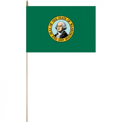 EPC-1218-WASHINGTON Washington 12" x 18" Stick Flag-0