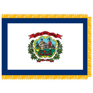 SFI-204-WVIRGINIA West Virginia 4' x 6' Indoor Flag-0