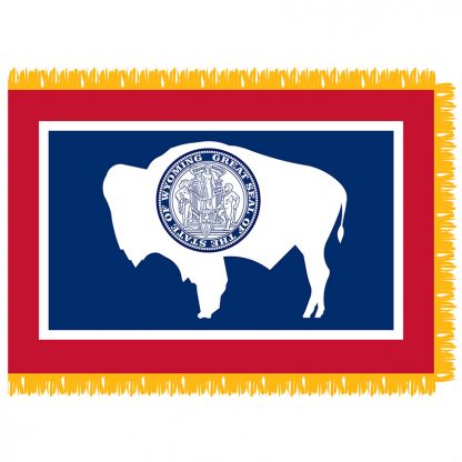 SFI-204-WYOMING Wyoming 4' x 6' Indoor Flag-0