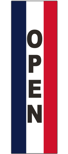 SQF-3X10-OPEN Open 3' x 10' Message Square Flag-0