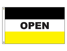 Open - Black and Yellow