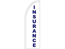 Insurance Half Drop Feather Flag