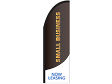 Small Business Half Drop Feather Flags
