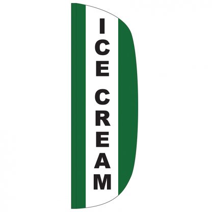 FF-L-310-ICECREAM Ice Cream 3' x 10' Flutter Feather Flag-0