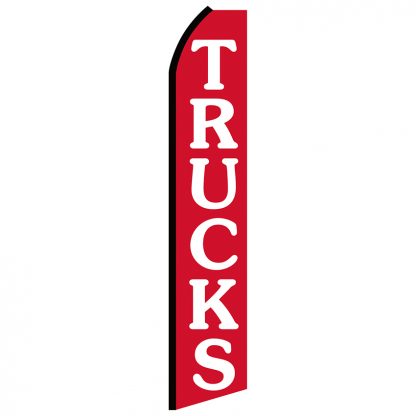 SWOOP-005 12' Digitally Printed Trucks (Red) Swooper Banner-0
