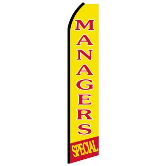SWOOP-012 12' Digitally Printed Managers Special Swooper Banner-0