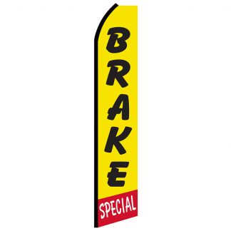 SWOOP-024 12' Digitally Printed Brake Special Swooper Banner-0