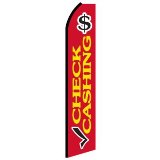 SWOOP-027 12' Digitally Printed Check Cashing Swooper Banner-0