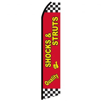 SWOOP-035 12' Digitally Printed Shocks & Struts Swooper Banner-0