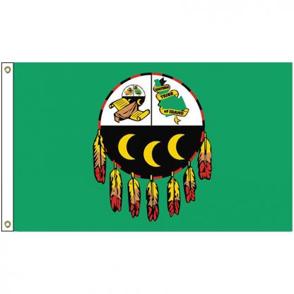 NAT-5x8-KOOTENAI 5' x 8' Kootenai of Idaho Tribe Flag With Heading And Grommets-0