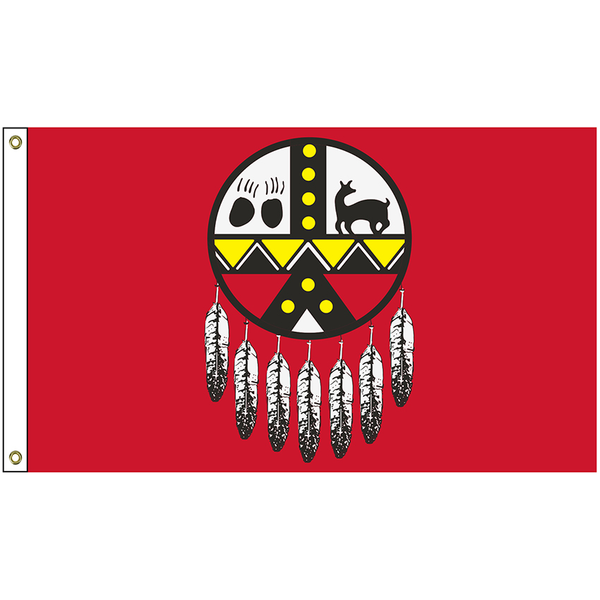 NEW MIKMAQ SIDEKICK WORD Council Native Flag Iron On PATCH CREST BADGE ..
