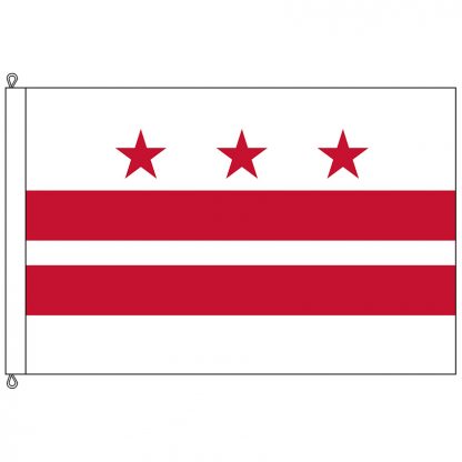 SF-1015-DC District of Columbia 10' x 15' Nylon with Rope and Thimble-0