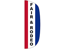 Fair & Rodeo Flutter Feather Flag
