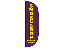 Smoke Shop Flutter Feather Flag