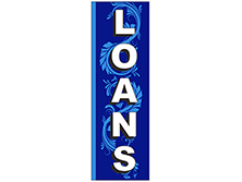 Loans Square Feather Flag