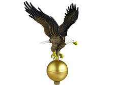 Color Eagle Pole Ornament