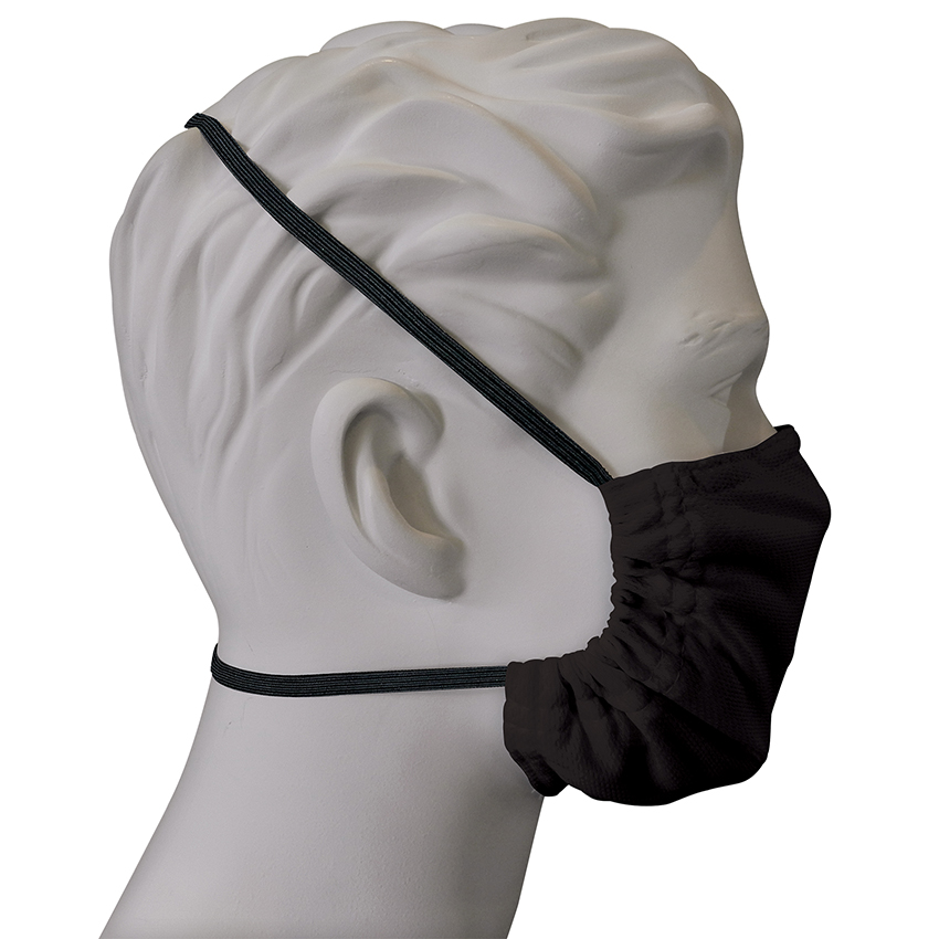 FM-BLACK Black Microfiber Face Mask | Hanover Flag Company