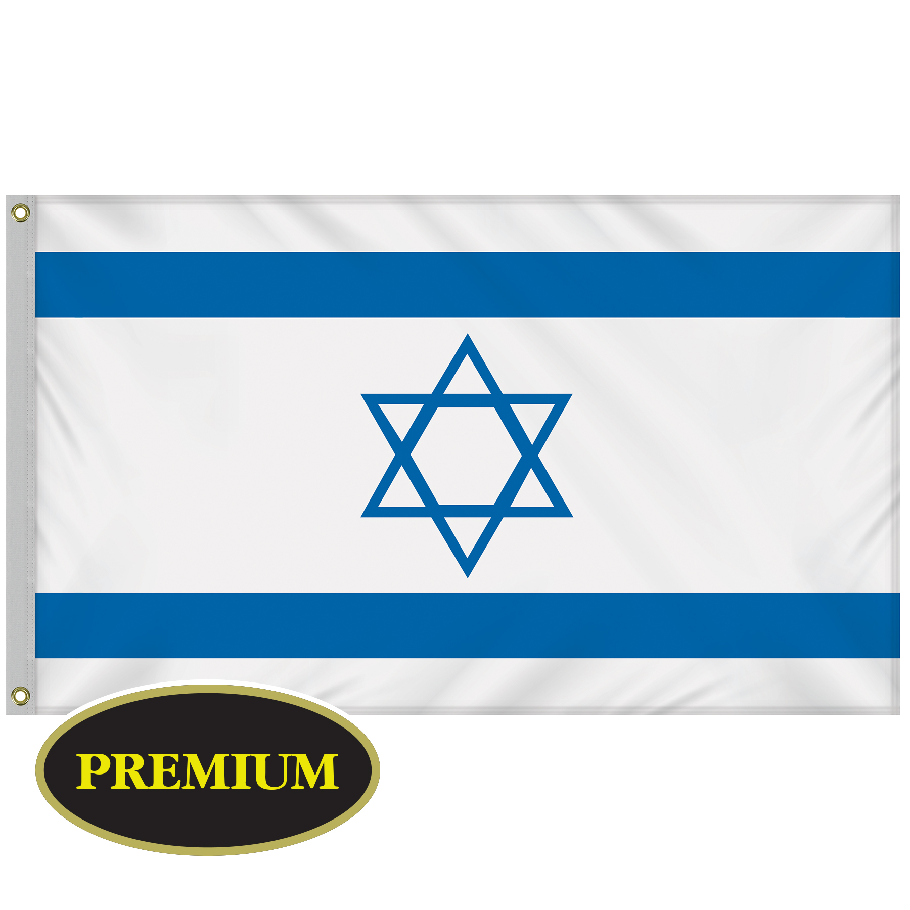 FW-115-3X5ISRAELKP Israel 3′ x 5′ Outdoor Knit Polyester Flag with
